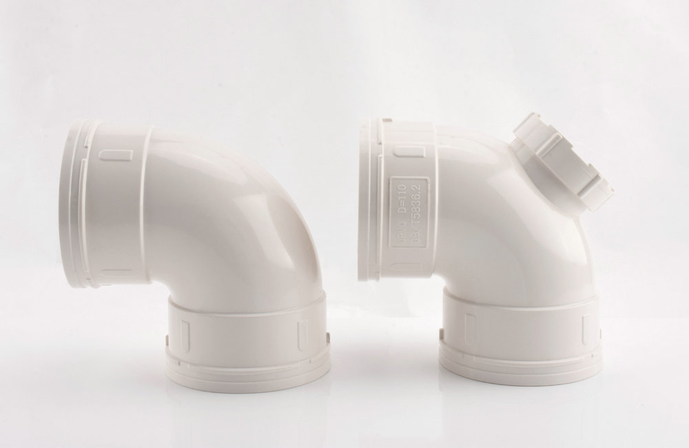 ZC加筋條90°帶檢彎頭